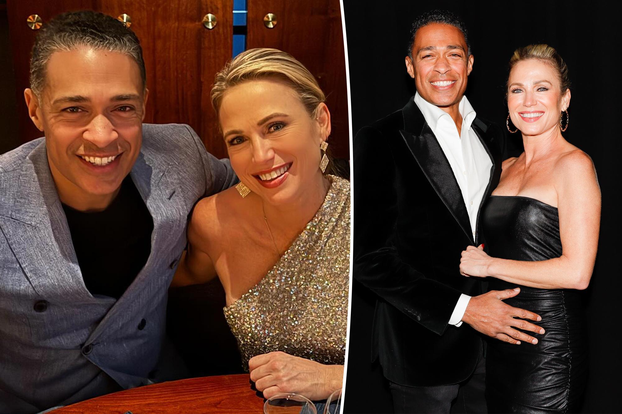 Amy Robach ile T.J. Holmes gizli törenle evlendi