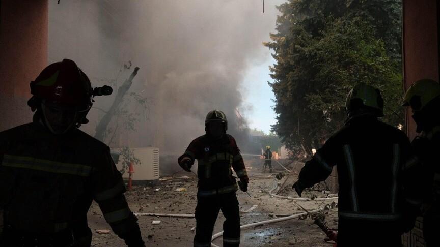 Rusya'nın Kiev'e hava saldırısında 8 ölü, 33 yaralı