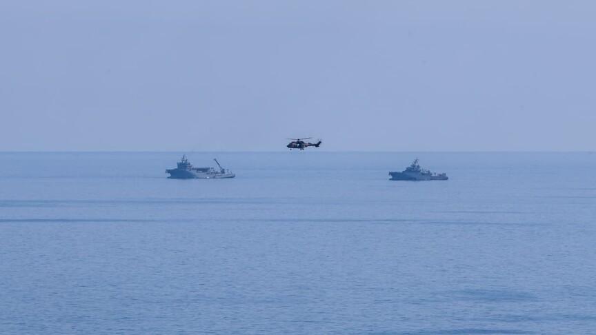 TCG Alemdar ve TCG Işın, Girne'de batan gemideki kayıpları arıyor
