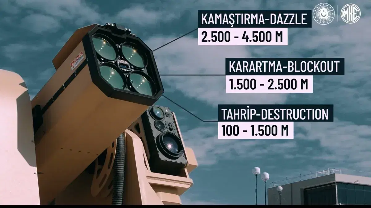 MKE'nin TOLGA Lazer Sistemi ilk atışlı sınavını geçti