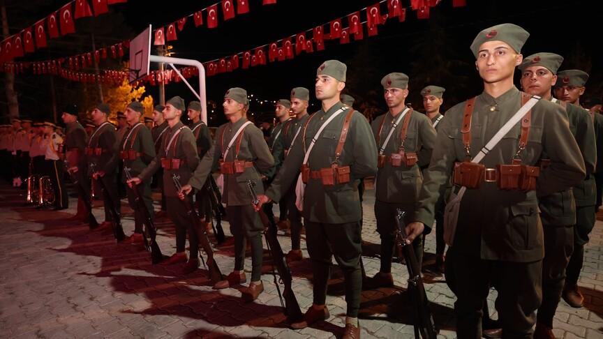 Büyük Taarruz'un 104. yıl dönümünde Şuhut'ta Zafer Yürüyüşü