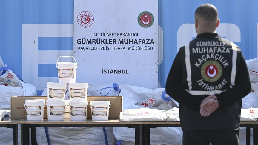 Ambarlı Limanı'nda 3 ton uyuşturucu ele geçirildi