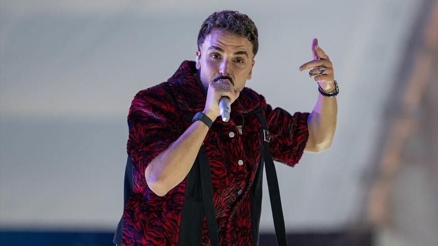 Şarkıcı Sefo TEKNOFEST Mavi Vatan'da konser verdi
