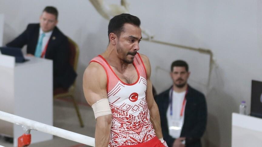 Ferhat Arıcan paralel barda Avrupa ikincisi oldu
