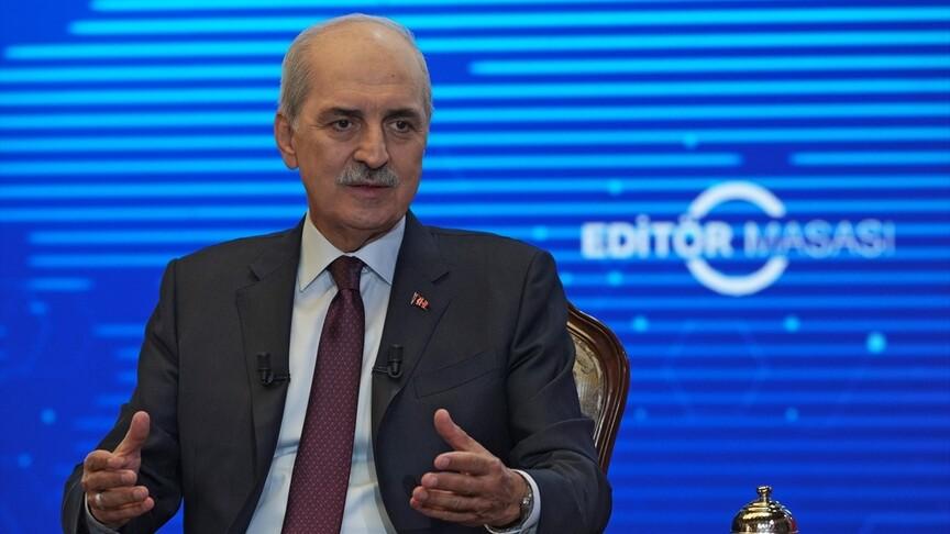 TBMM Başkanı Kurtulmuş AA Editör Masası'nda