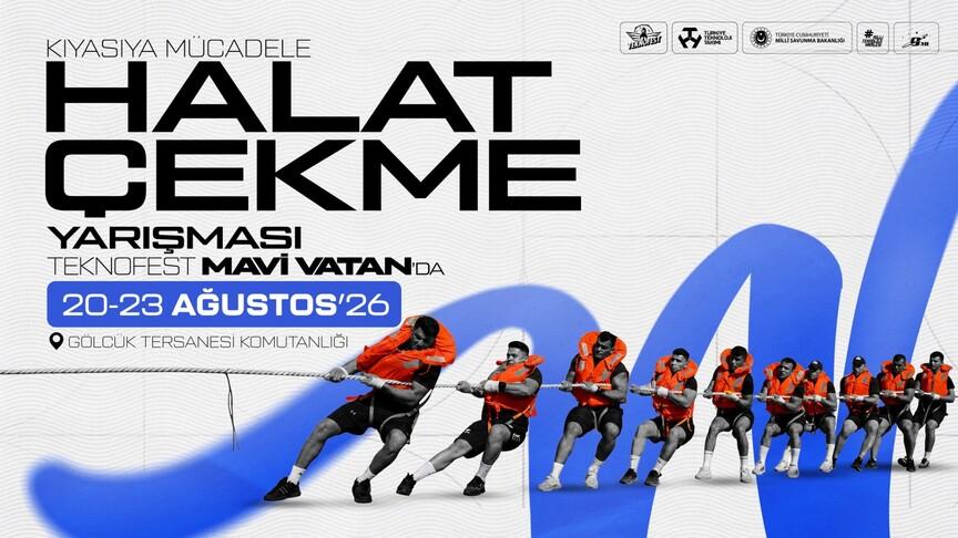 TEKNOFEST Mavi Vatan'da halat çekme ve kürek yarışları