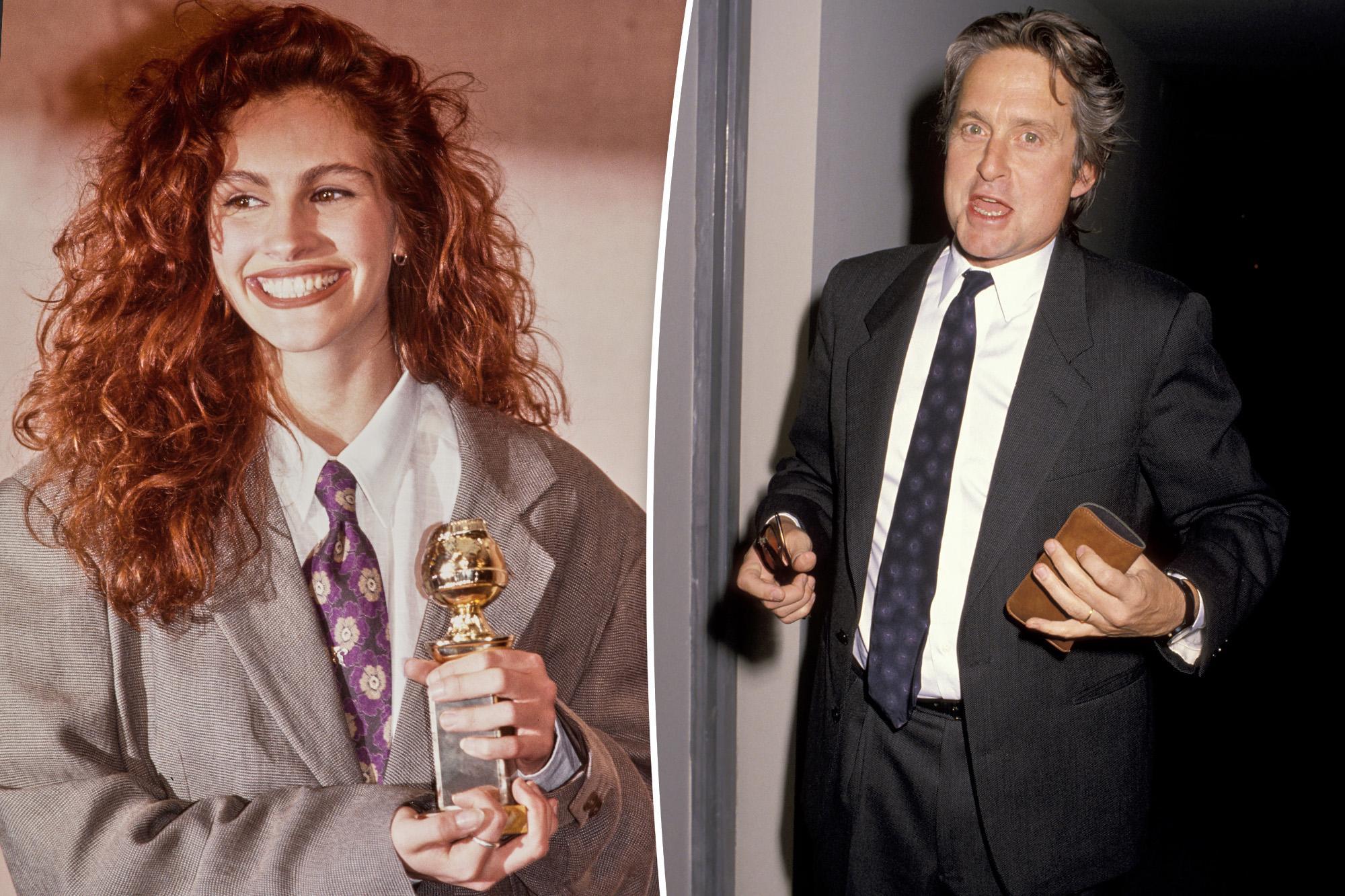 Michael Douglas anı kitabında Julia Roberts'a tehditini itiraf etti