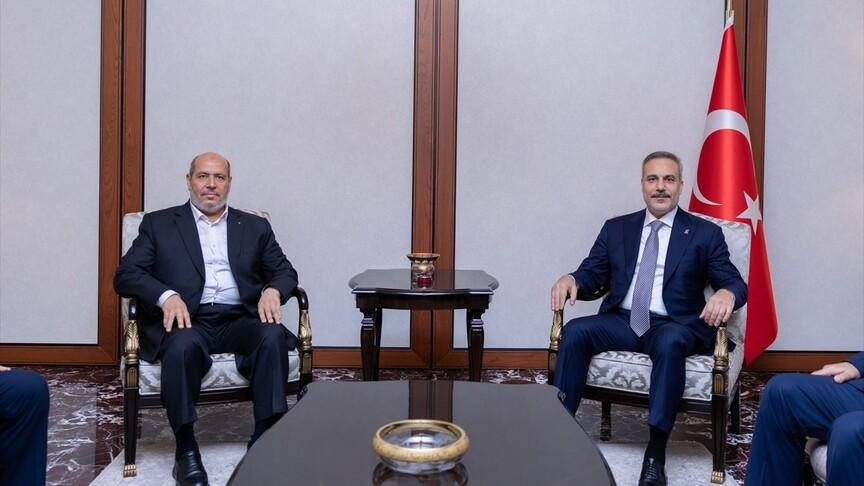 Bakan Fidan, Hamas lideri Hayye ile görüştü