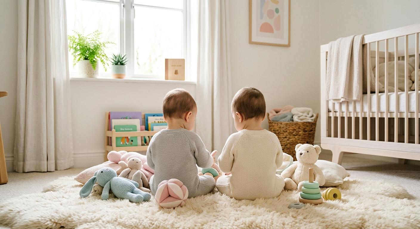 İdo Tatlıses'in ikizlerinin sevimli halleri sosyal medyada ilgi gördü