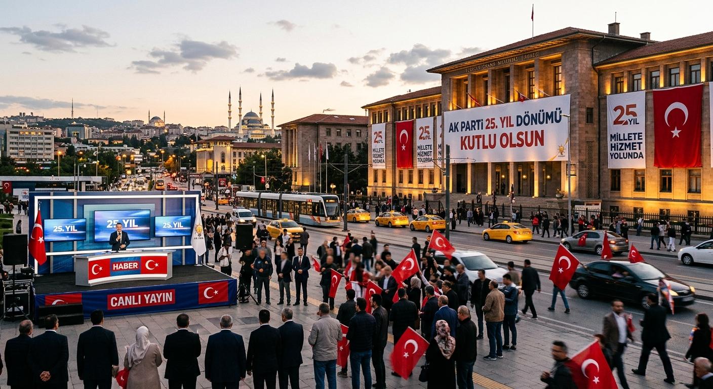 AK Parti 25. kuruluş yıldönümünü kutluyor