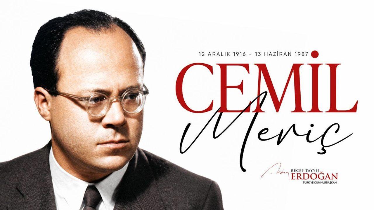 Cumhurbaşkanı Erdoğan, Cemil Meriç'i andı