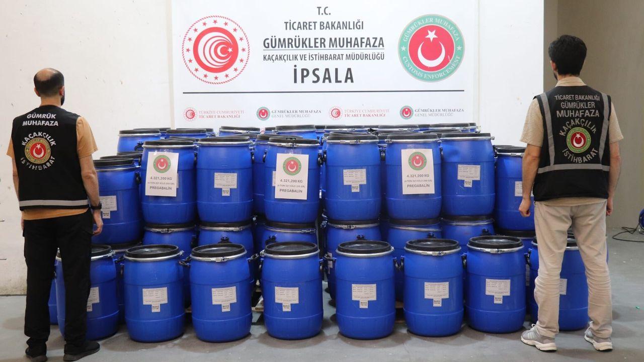 İpsala Gümrük Kapısı'nda 4 ton uyuşturucu ele geçirildi