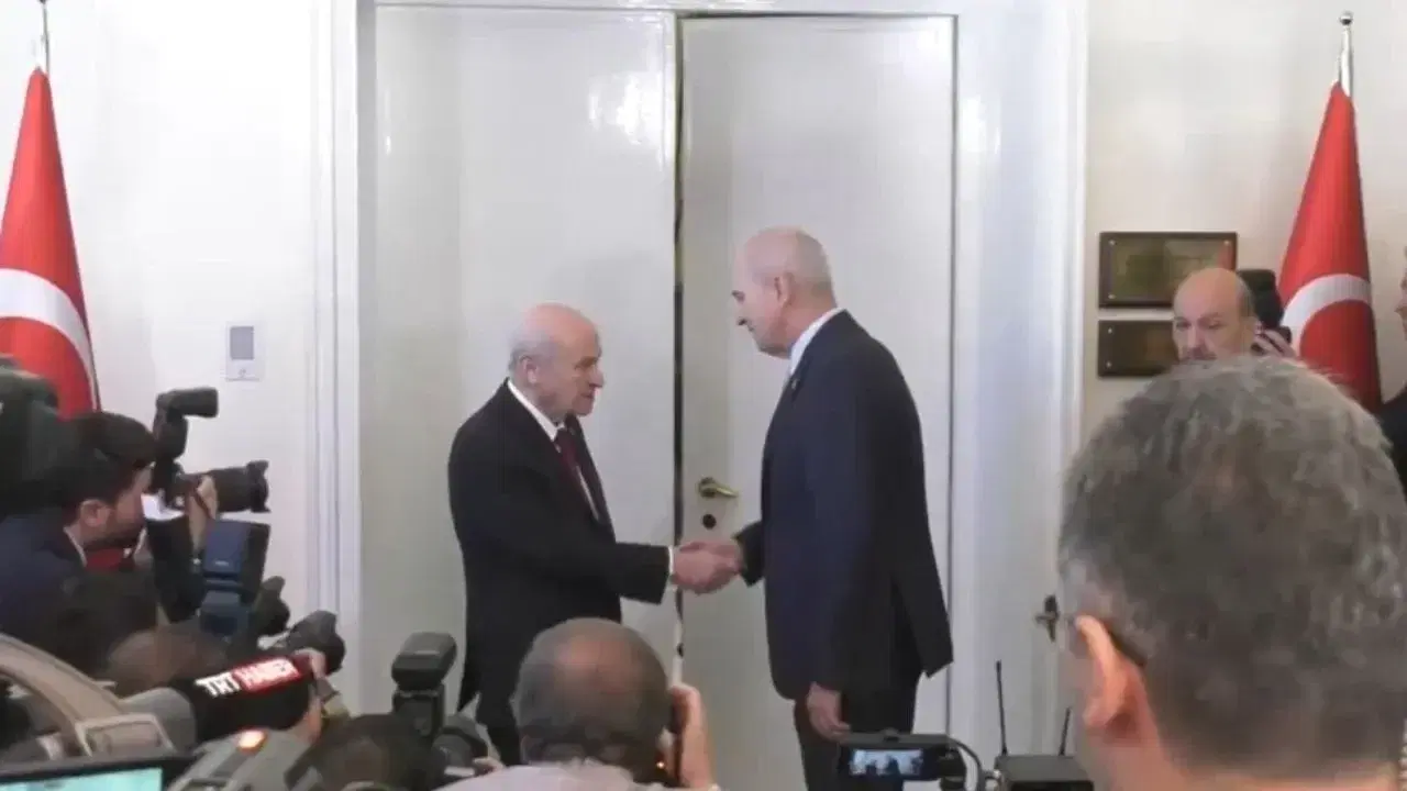 TBMM Başkanı Kurtulmuş'tan, MHP Genel Başkanı Devlet Bahçeli'ye ziyaret