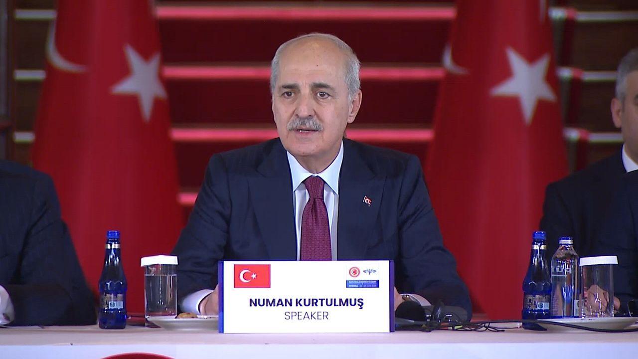 TBMM Başkanı Kurtulmuş: Gelin yeni bir dünyanın kuruluşunun kapılarını sonuna kadar açalım