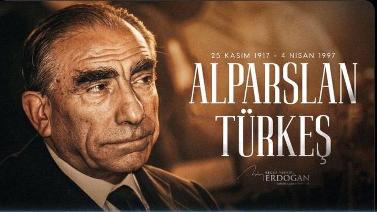 Cumhurbaşkanı Erdoğan, Türkeş'i vefatının 29'uncu yılında andı