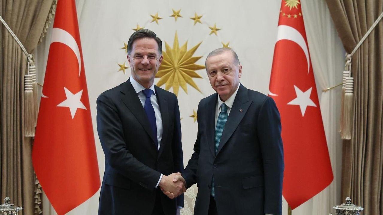 Cumhurbaşkanı Erdoğan, NATO Genel Sekreteri Rutte'yi kabul etti