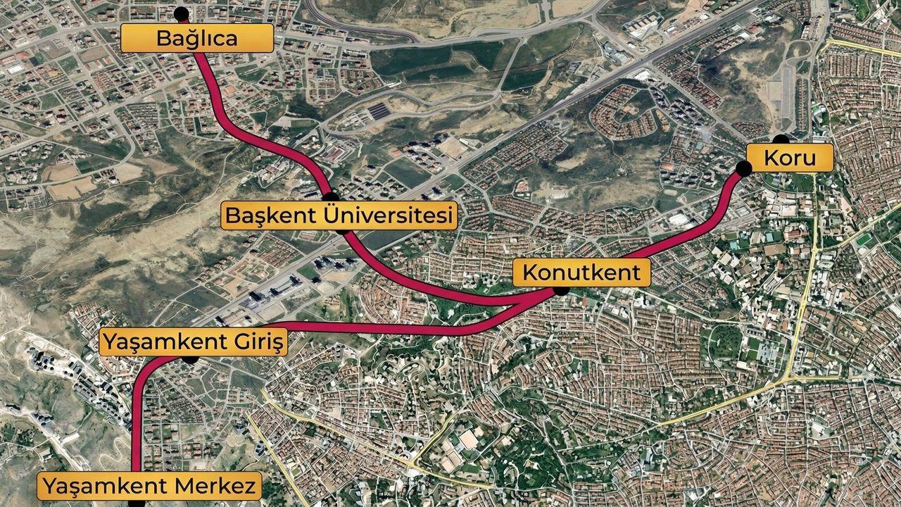 Ankara'ya 4 yeni metro hattı