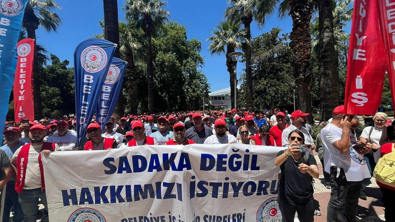 İzmir Büyükşehir Belediyesi’nde işçi eylemi