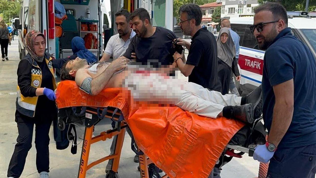 Tartıştığı kuyumcuyu göğsünden vurarak ağır yaraladı