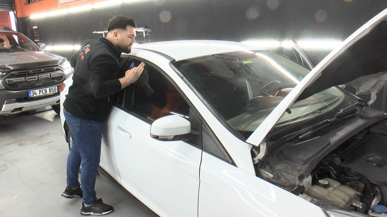 Sultangazi'de yeni aldığı otomobili ekspertize götürdü; iki aracın birleştirildiği ortaya çıktı