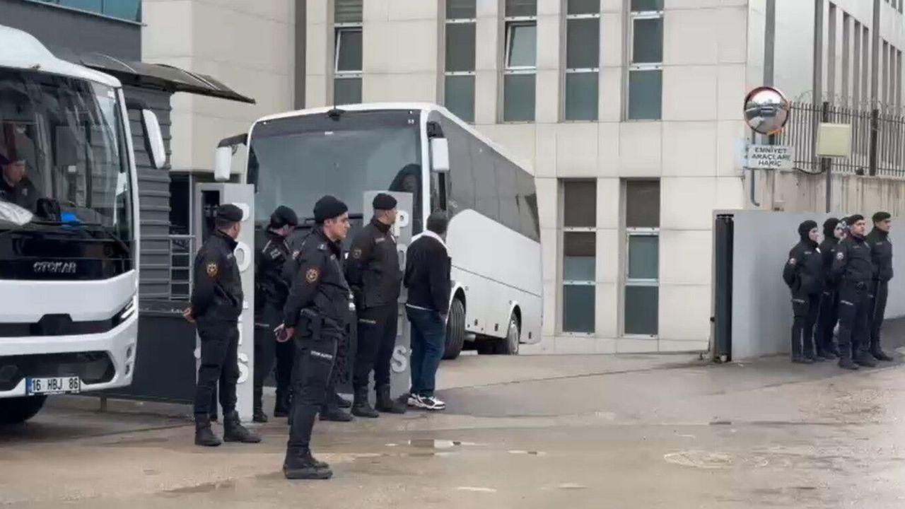 Mustafa Bozbey’in de aralarında bulunduğu 57 şüpheli adliyeye sevk edildi