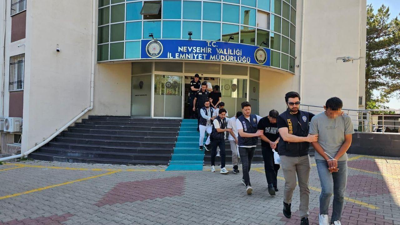 Nevşehir merkezli 19 ilde dolandırıcılığa 41 gözaltı