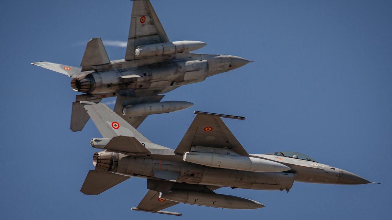 Romanya, hava sahasına izinsiz giren İHA'yı F-16 ile düşürdü