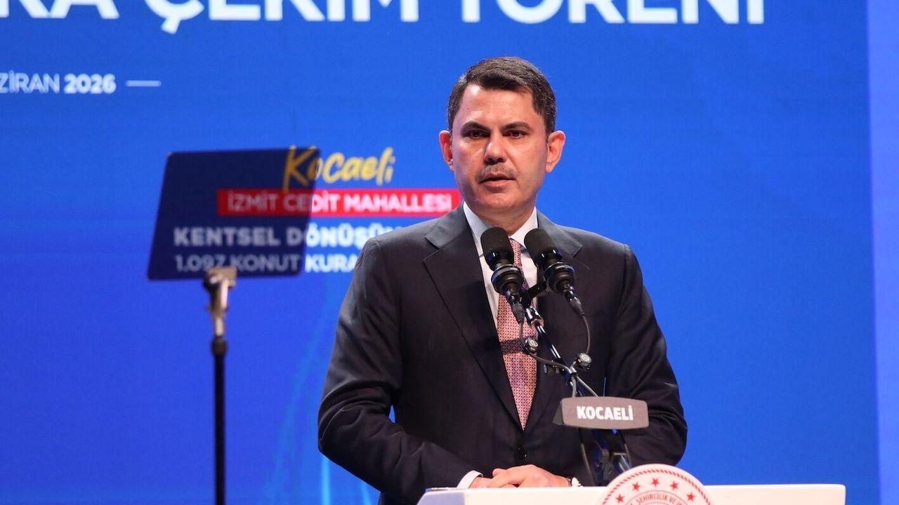 Bakan Kurum: 20 bin konutu bilhassa orta gelirli vatandaşlarımızın erişimine sunuyoruz