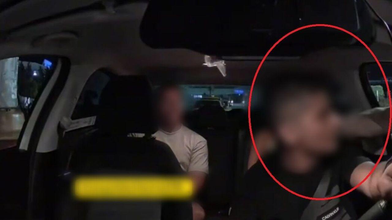 Yolunu kestiği taksiciyle tartışıp, araçtaki turistlerde korkuya neden olan sürücüye 180 bin lira ceza