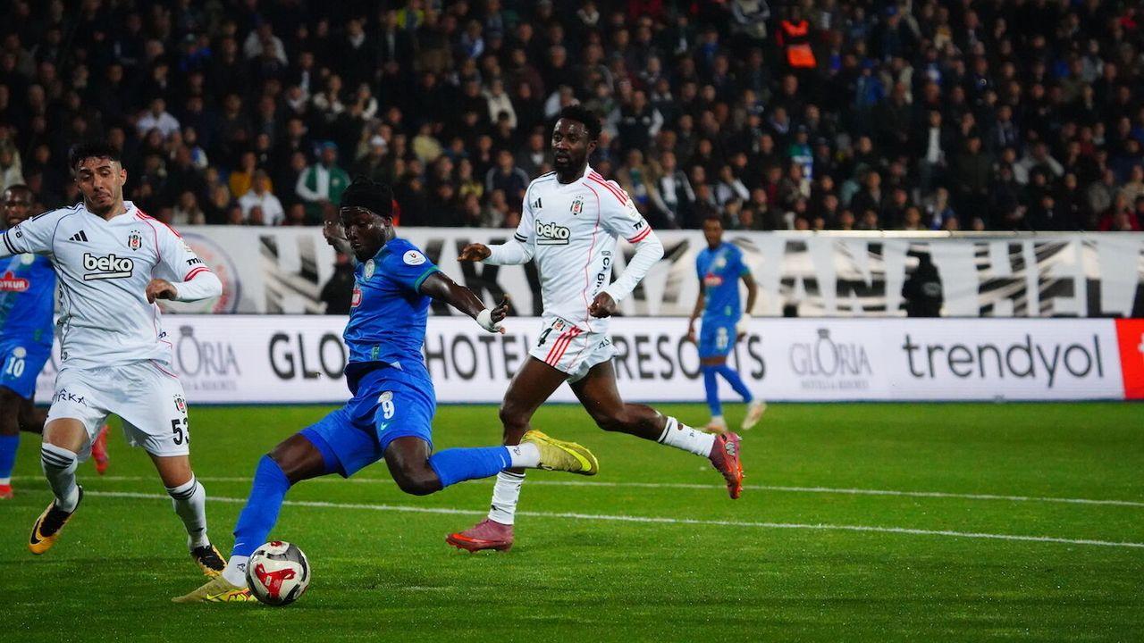 Çaykur Rizespor - Beşiktaş: 2-2