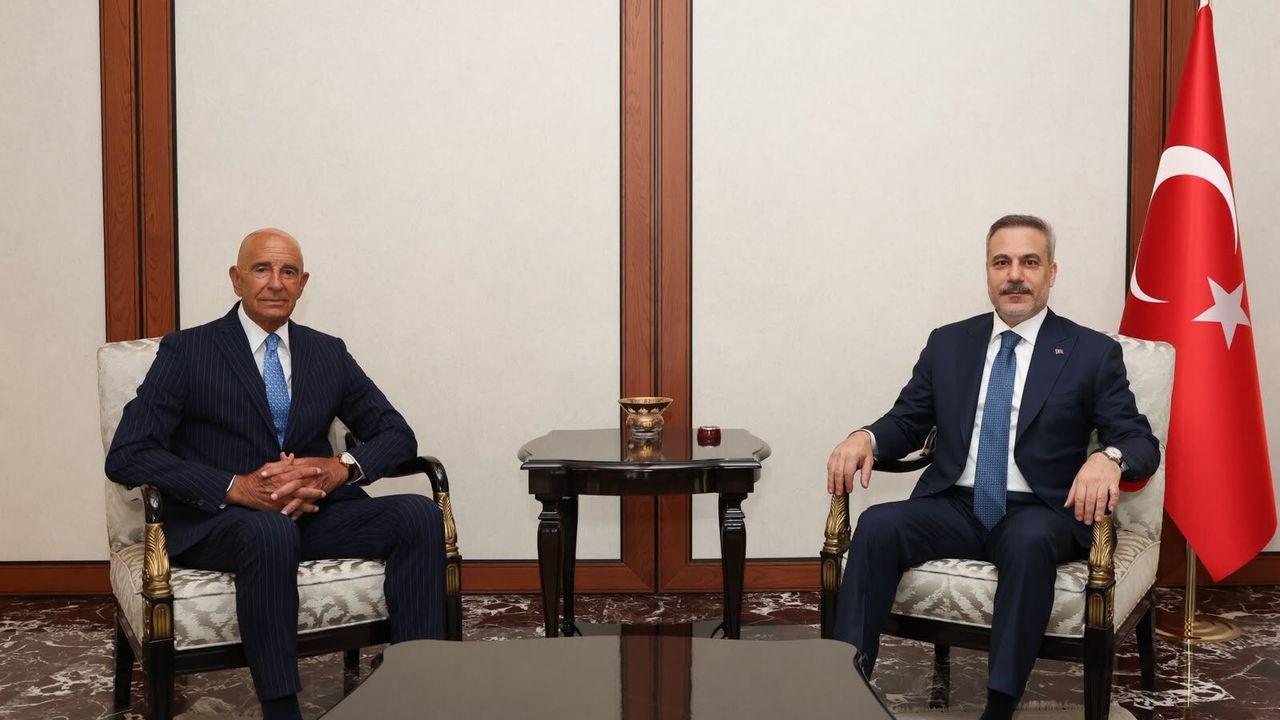 Bakan Fidan, ABD Büyükelçisi Barrack'ı kabul etti