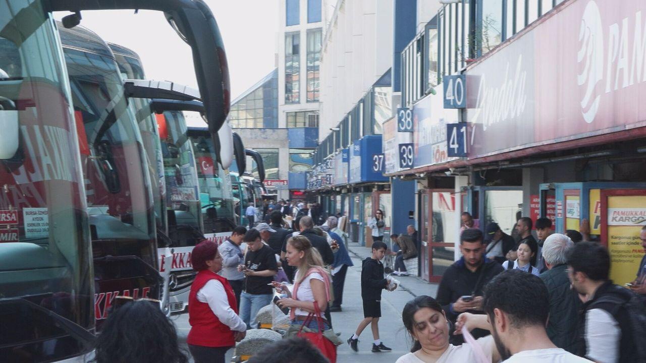 Otogarda Kurban Bayramı hareketliliği; ek seferler konuldu