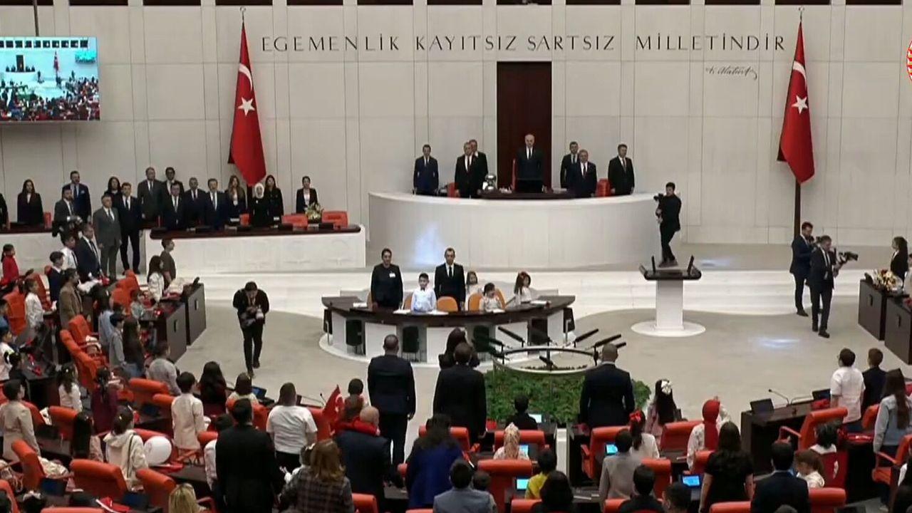 TBMM Genel Kurulu'nda '23 Nisan Çocuk Özel Oturumu'