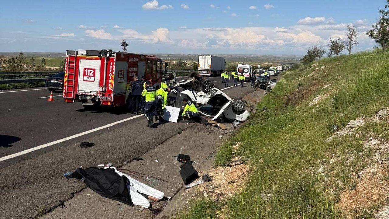 Şanlıurfa'da zincirleme kaza: 3 ölü, 5 yaralı
