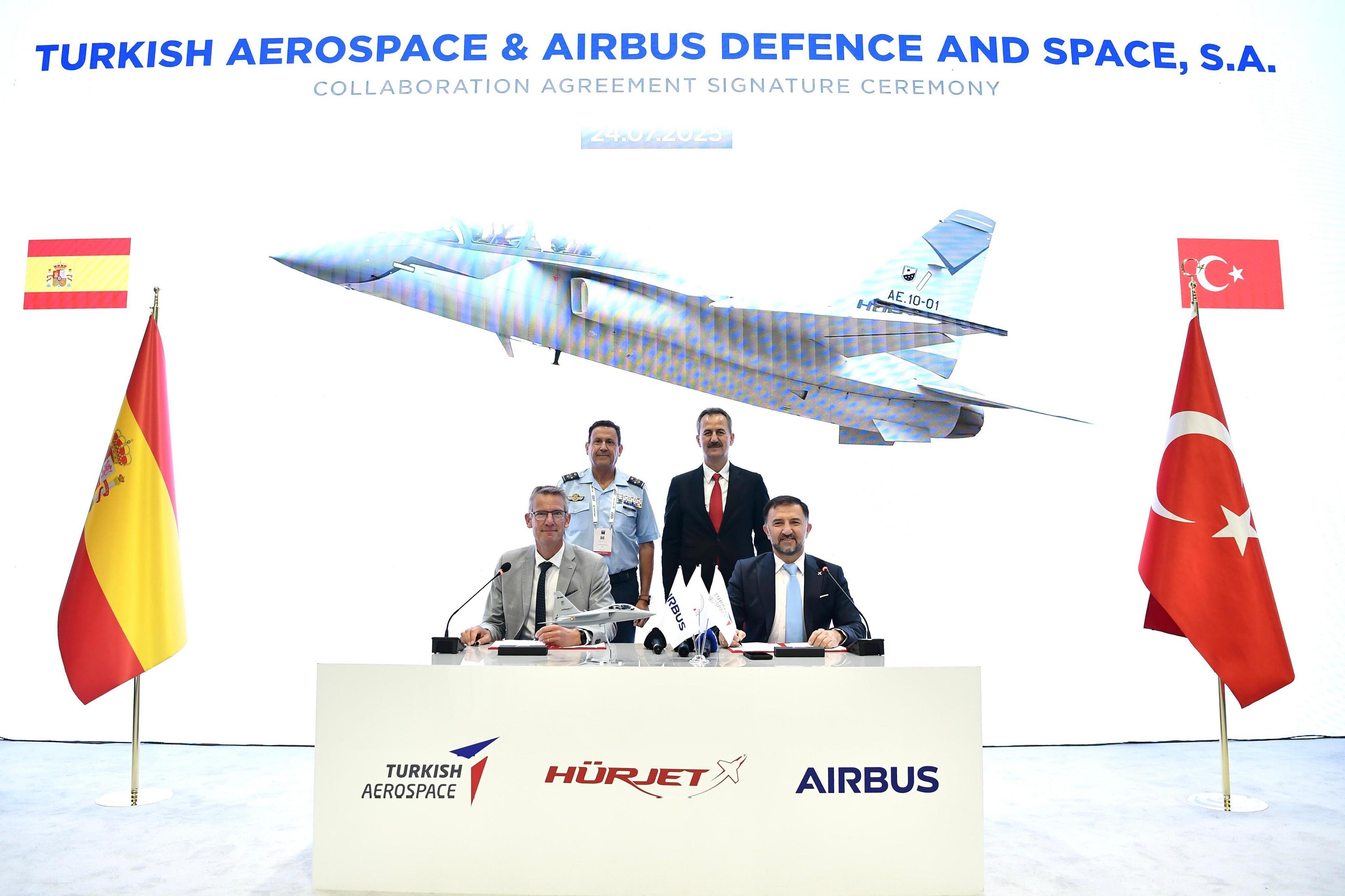 TUSAŞ İle AIRBUS İspanya Arasında HÜRJET İş Birliği Sözleşmesi İmzalandı