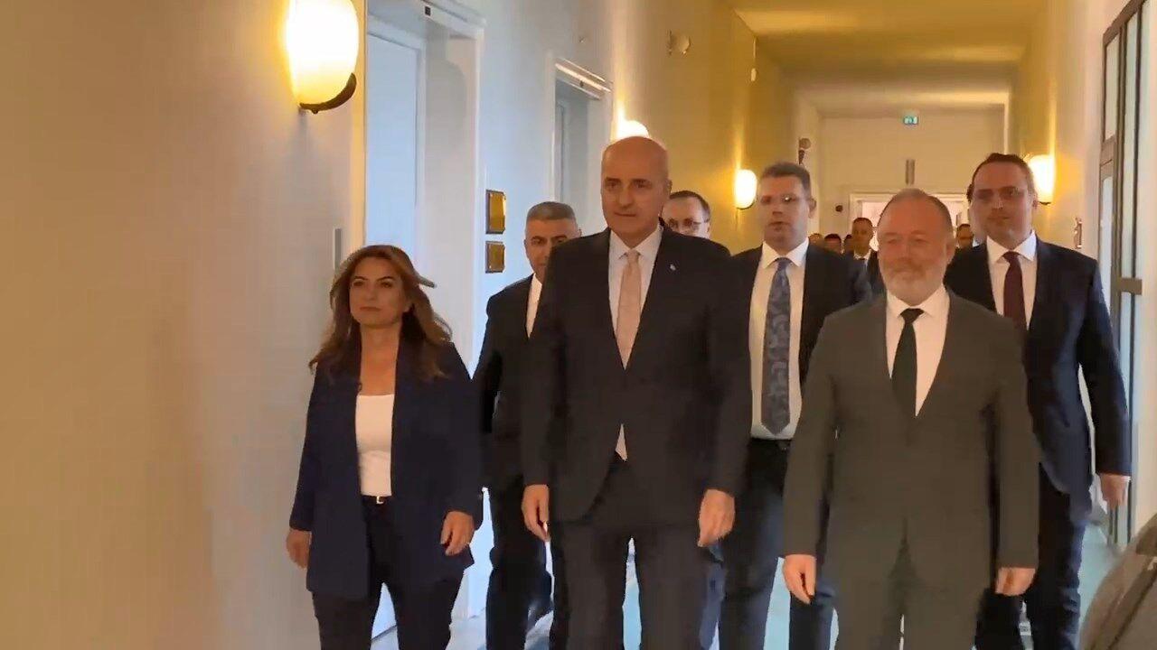 TBMM Başkanı Kurtulmuş, DEM Parti'yi ziyaret etti