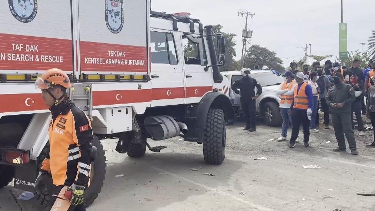 AFAD ve TSK Venezuela’da arama kurtarma çalışmalarına devam ediyor