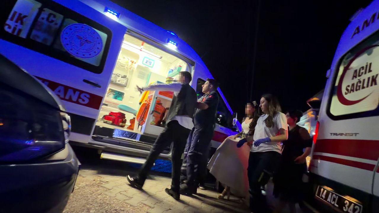 Bolu'da düğünde çıkan kavgada damatla birlikte 3 kişi yaralandı