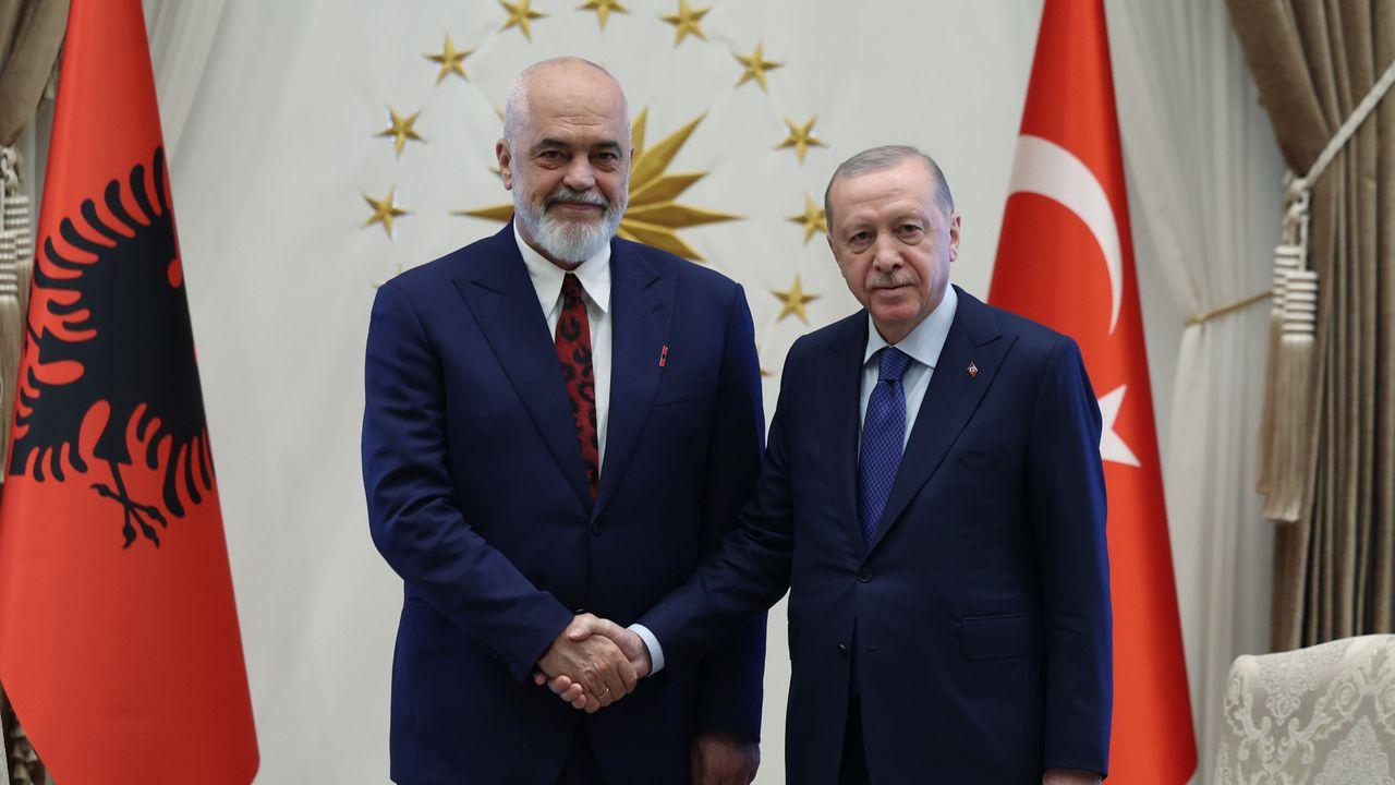 Cumhurbaşkanı Erdoğan, Arnavutluk Başbakanı Rama'yı kabul etti