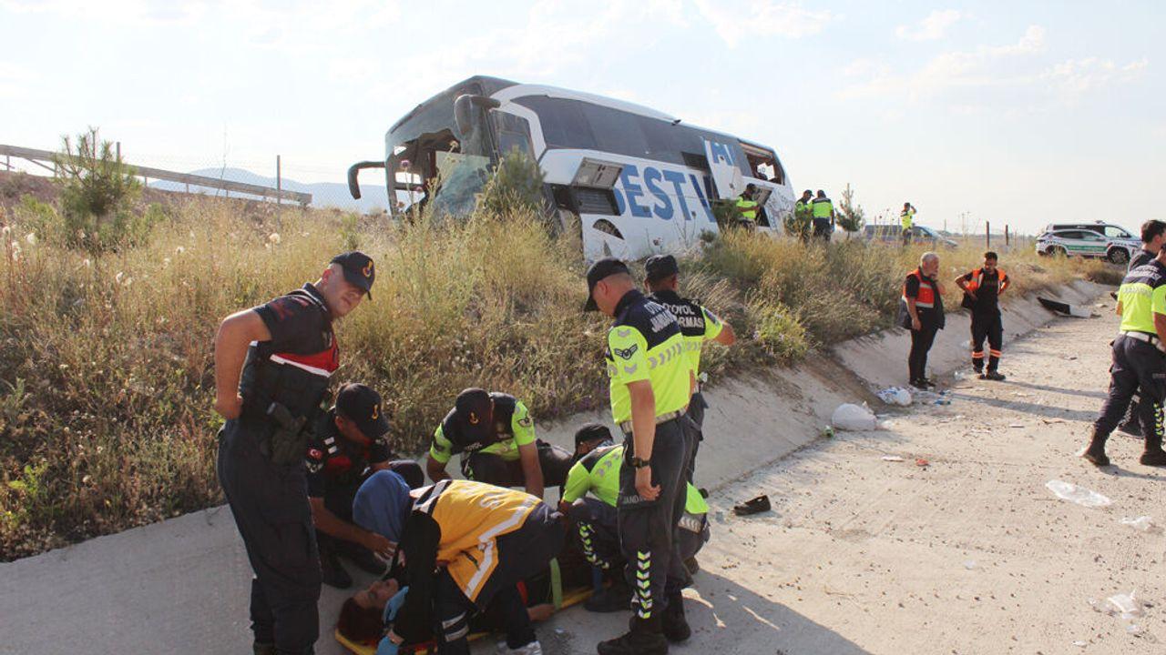Aksaray’daki otobüs kazasında yaralılardan 1’i öldü, 9 kişinin tedavisi sürüyor