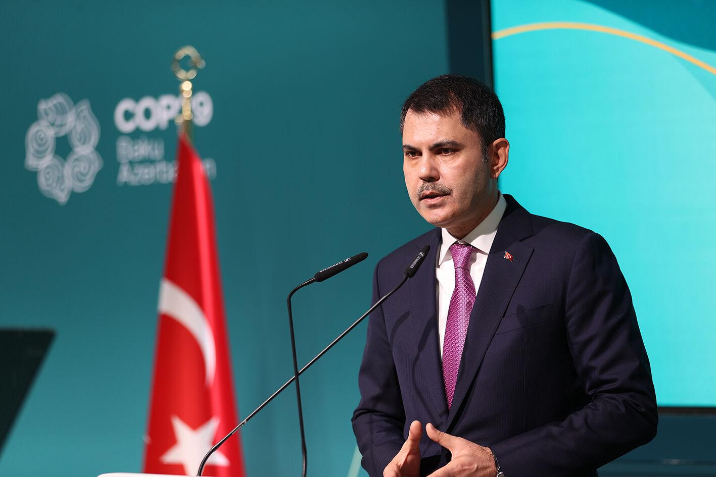 Bakan Kurum, COP29’da Türkiye’nin İklim Vizyonu’nu Paylaştı