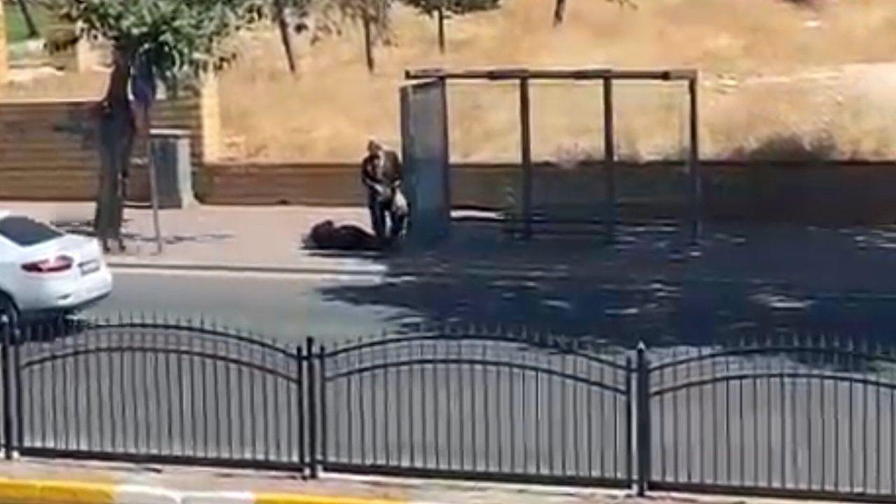 Durakta bekleyen eşini vurdu, polise teslim oldu
