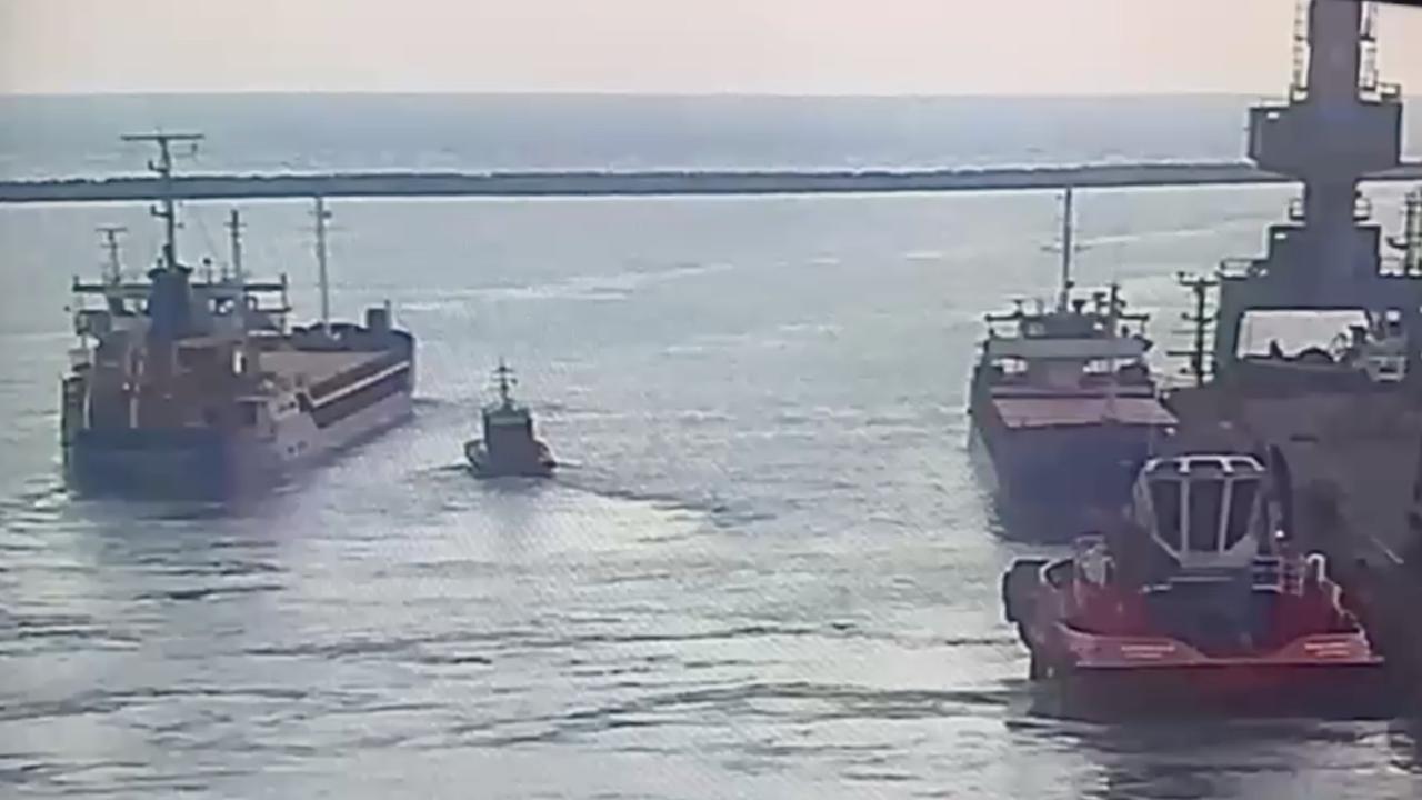 Silivri'de batan geminin İskenderun'dan çıkış görüntüsü ortaya çıktı