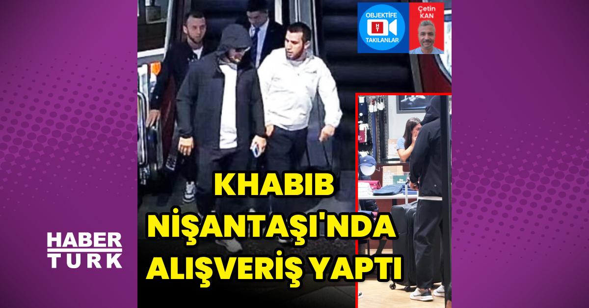 Khabib Nurmagomedov İstanbul'da alışveriş turuna çıktı