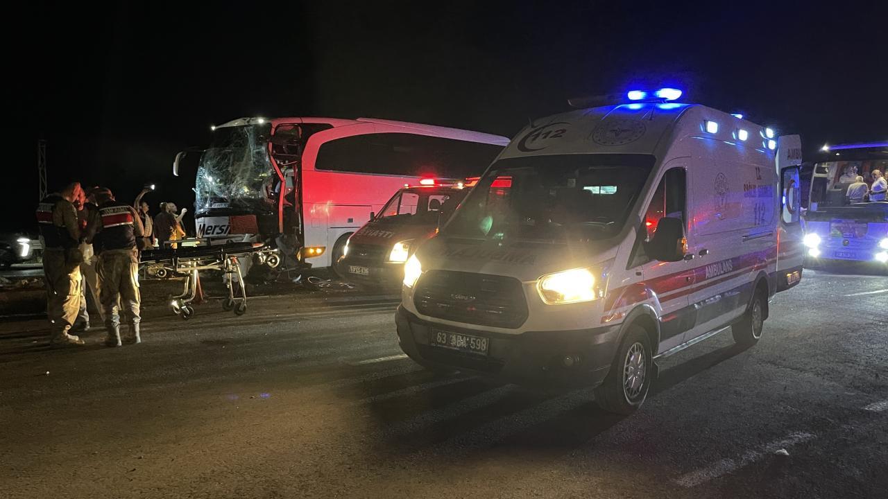 Şanlıurfa'da otobüs kazası: 13 kişi yaralandı