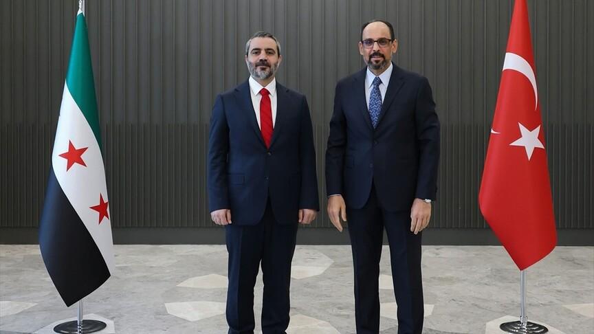 Kalın, Suriye Dışişleri Bakanı Şeybani ile Ankara'da görüştü