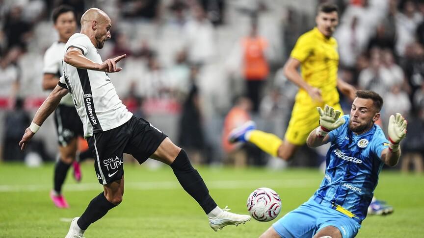 Beşiktaş Hradec Kralove'yi 1-0 yendi, play-off turuna çıktı