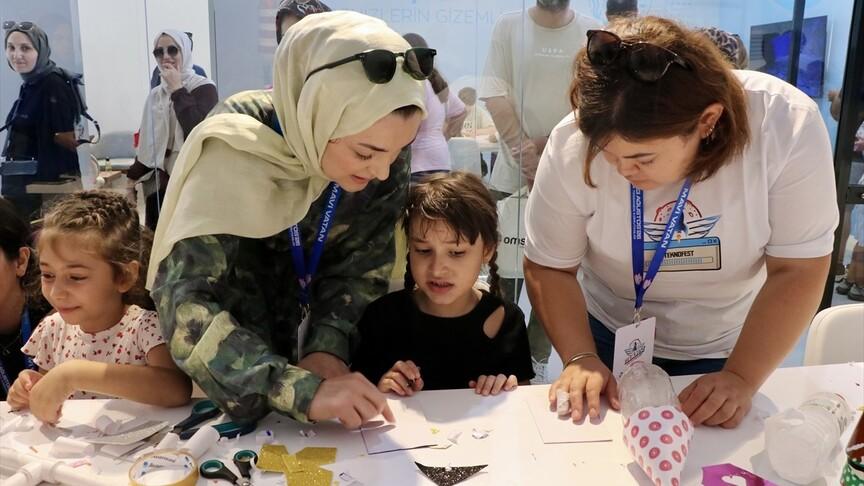 TEKNOFEST Mavi Vatan'da çocuklar su roketi tasarladı