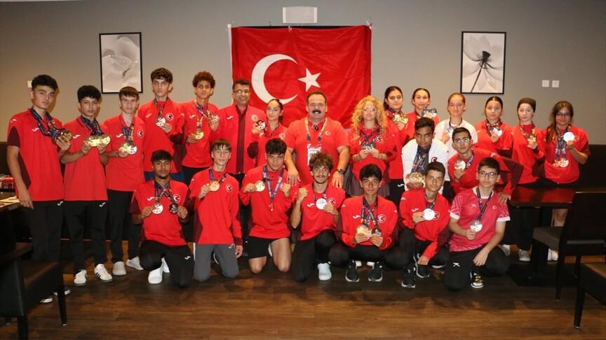 Türkiye İşitme Engelliler Avrupa Gençlik Oyunları'nda 33 madalya kazandı