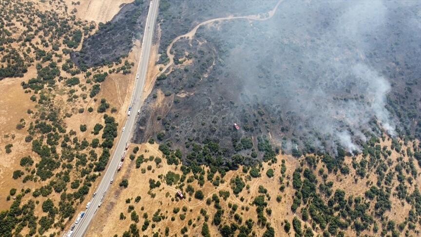 Elazığ'da orman yangını: Karakoçan'da müdahale sürüyor